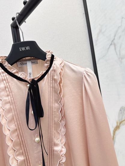 D 25ss ruffle shirt