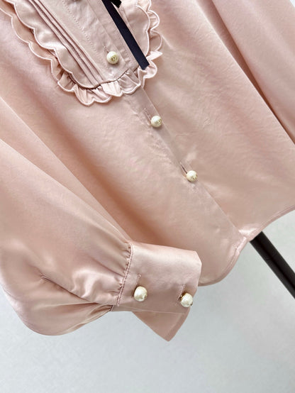 D 25ss ruffle shirt