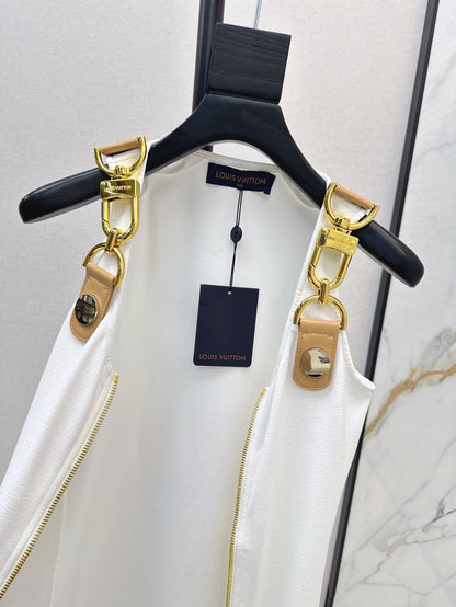 L 25ss metallic slip dress
