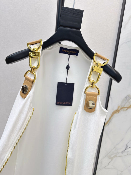 L 25ss metallic slip dress