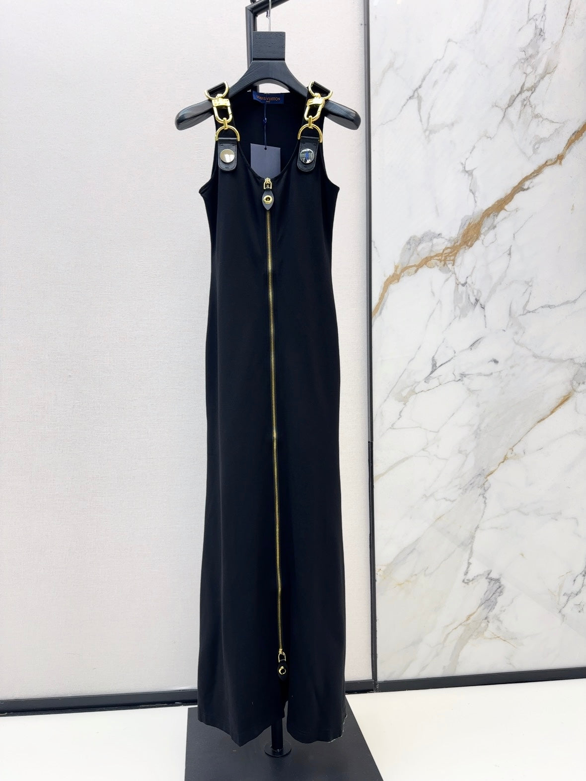 L 25ss metallic long dress