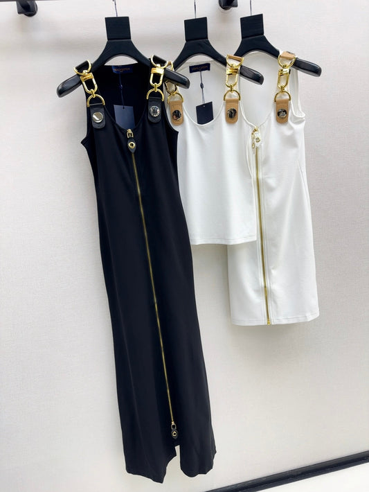 L 25ss metallic long dress