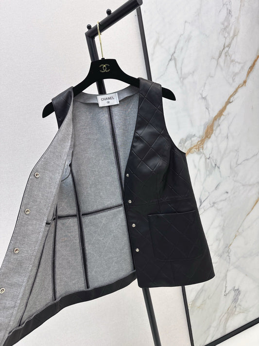 Ch 25ss genuine leather vest