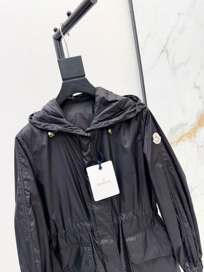 Mo 25ss hooded long coat parkas
