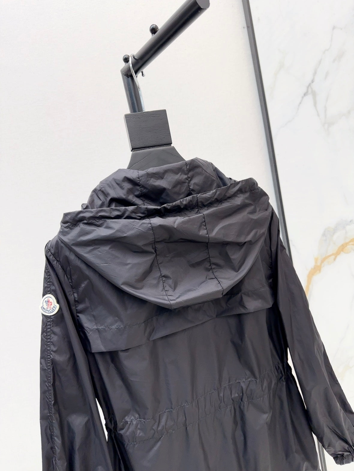 Mo 25ss hooded long coat parkas