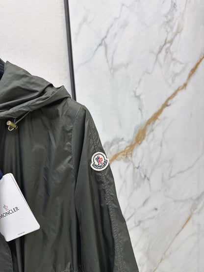 Mo 25ss hooded long coat parkas