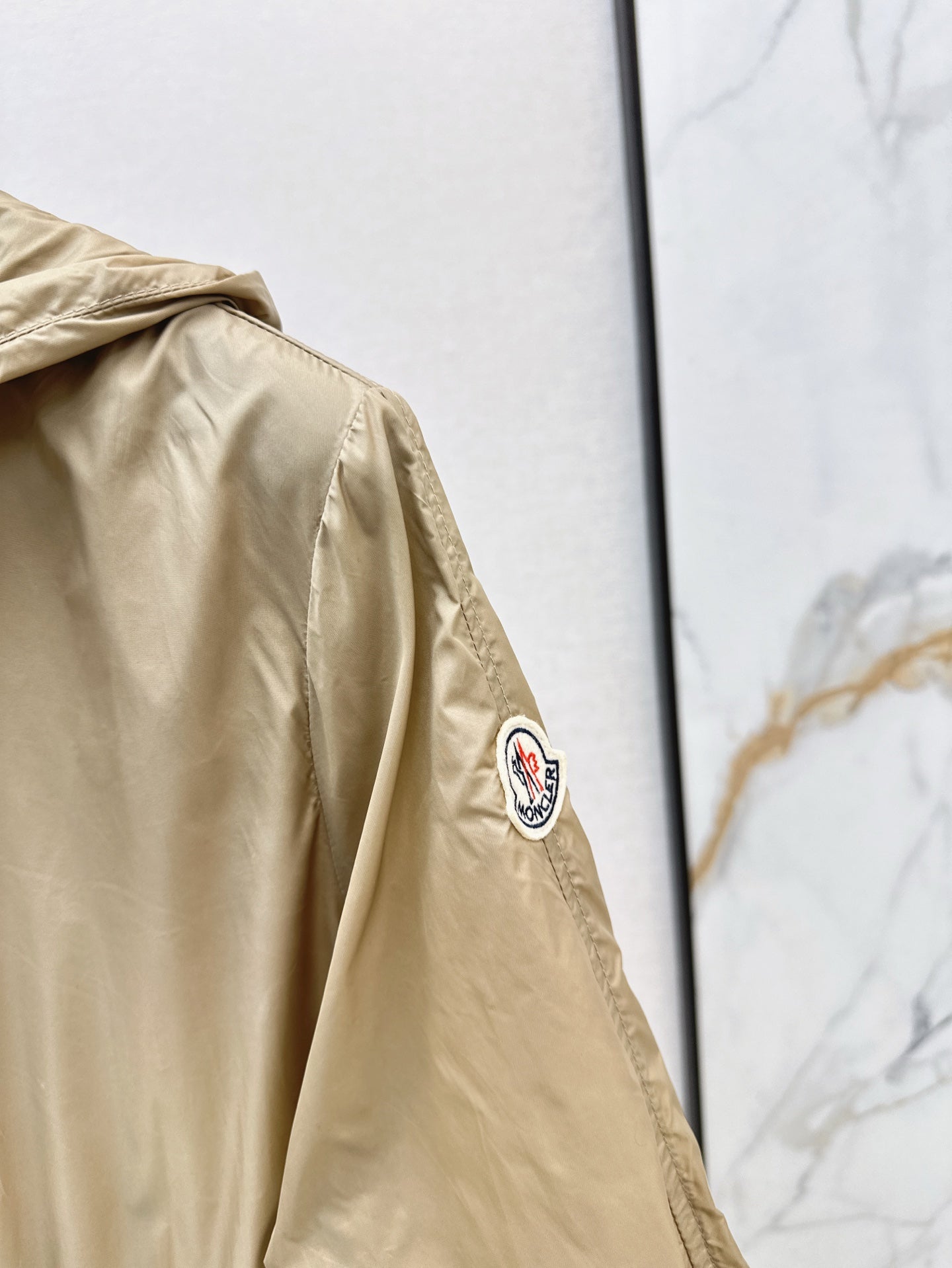 Mo 25ss hooded long coat parkas
