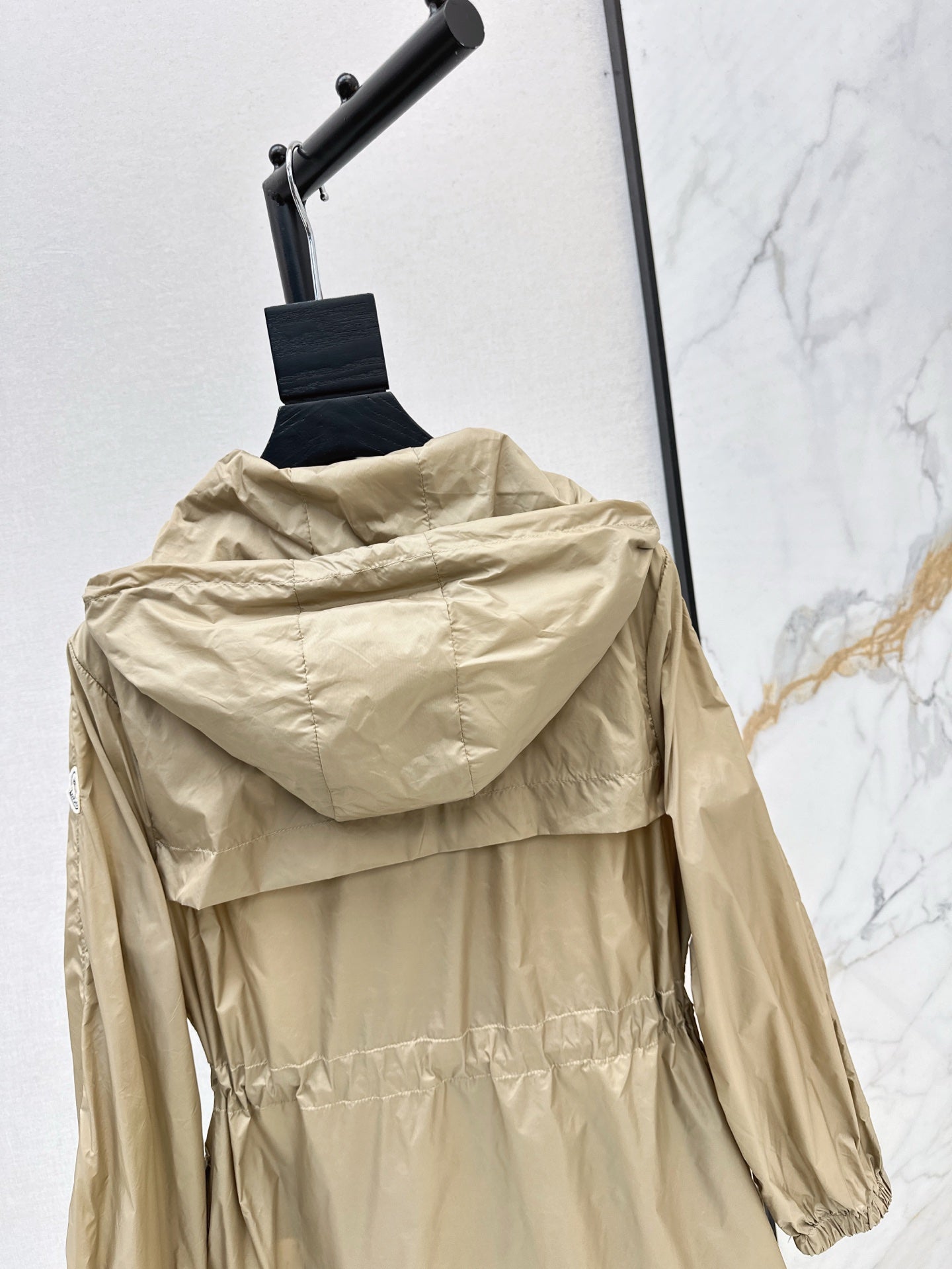 Mo 25ss hooded long coat parkas
