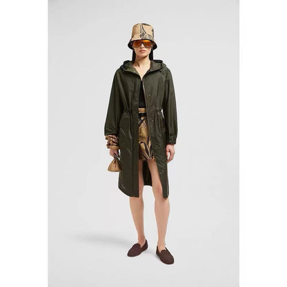 Mo 25ss hooded long coat parkas
