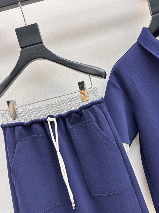 Mi 25ss polo skirt set