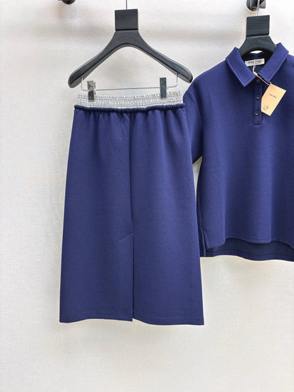 Mi 25ss polo skirt set