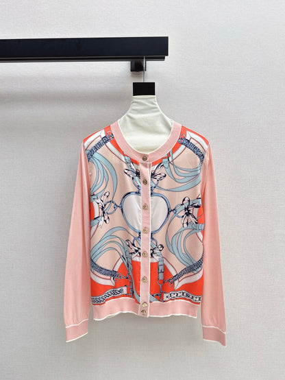 H 25ss knit cardigan