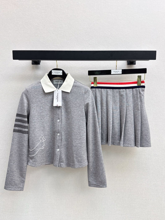 Th 25ss preppy suit
