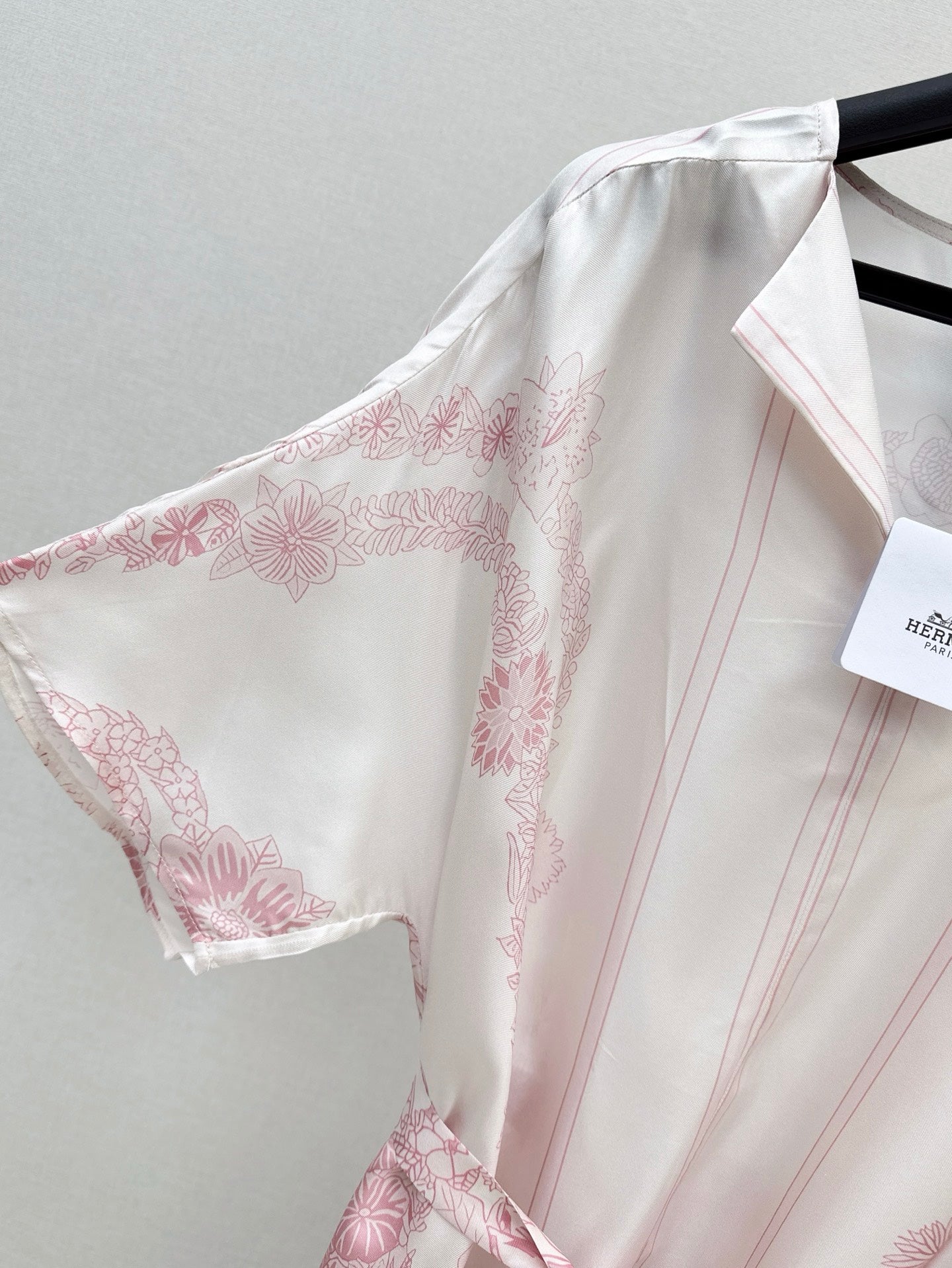 H 25ss Silk long dress
