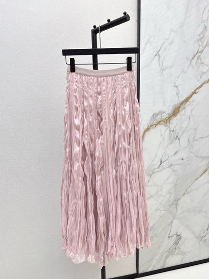 D 25ss pleated skirt