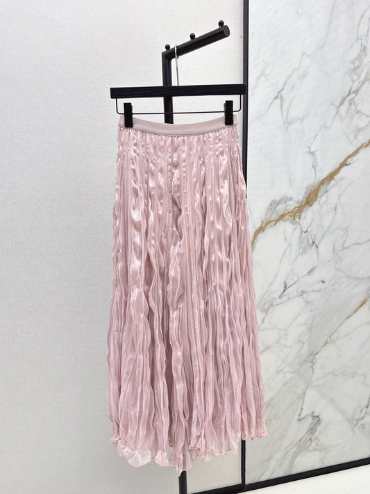 D 25ss pleated skirt