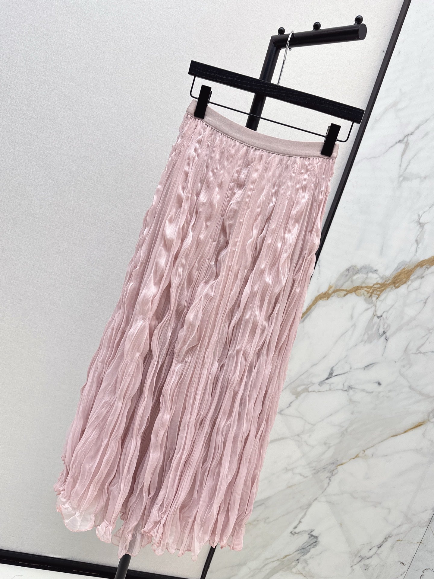 D 25ss pleated skirt