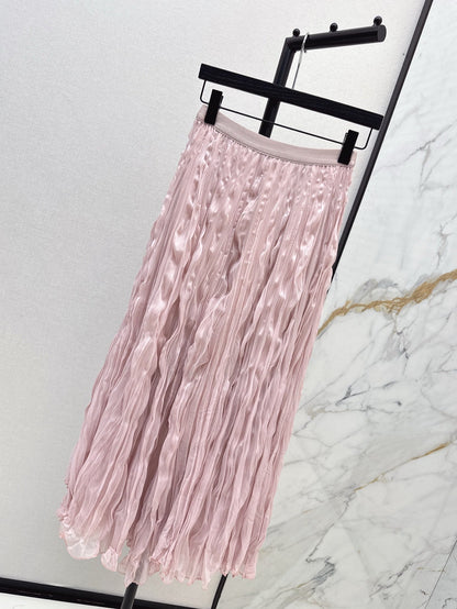 D 25ss pleated skirt