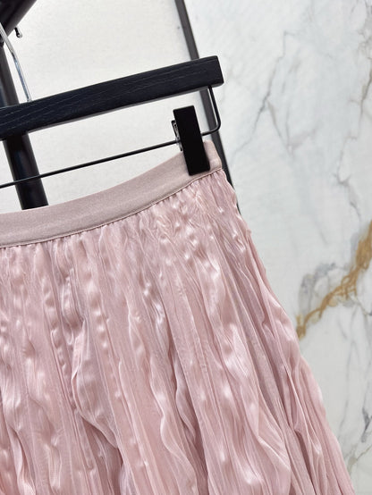 D 25ss pleated skirt
