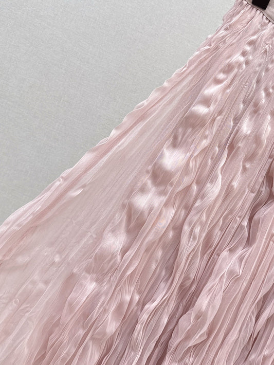 D 25ss pleated skirt