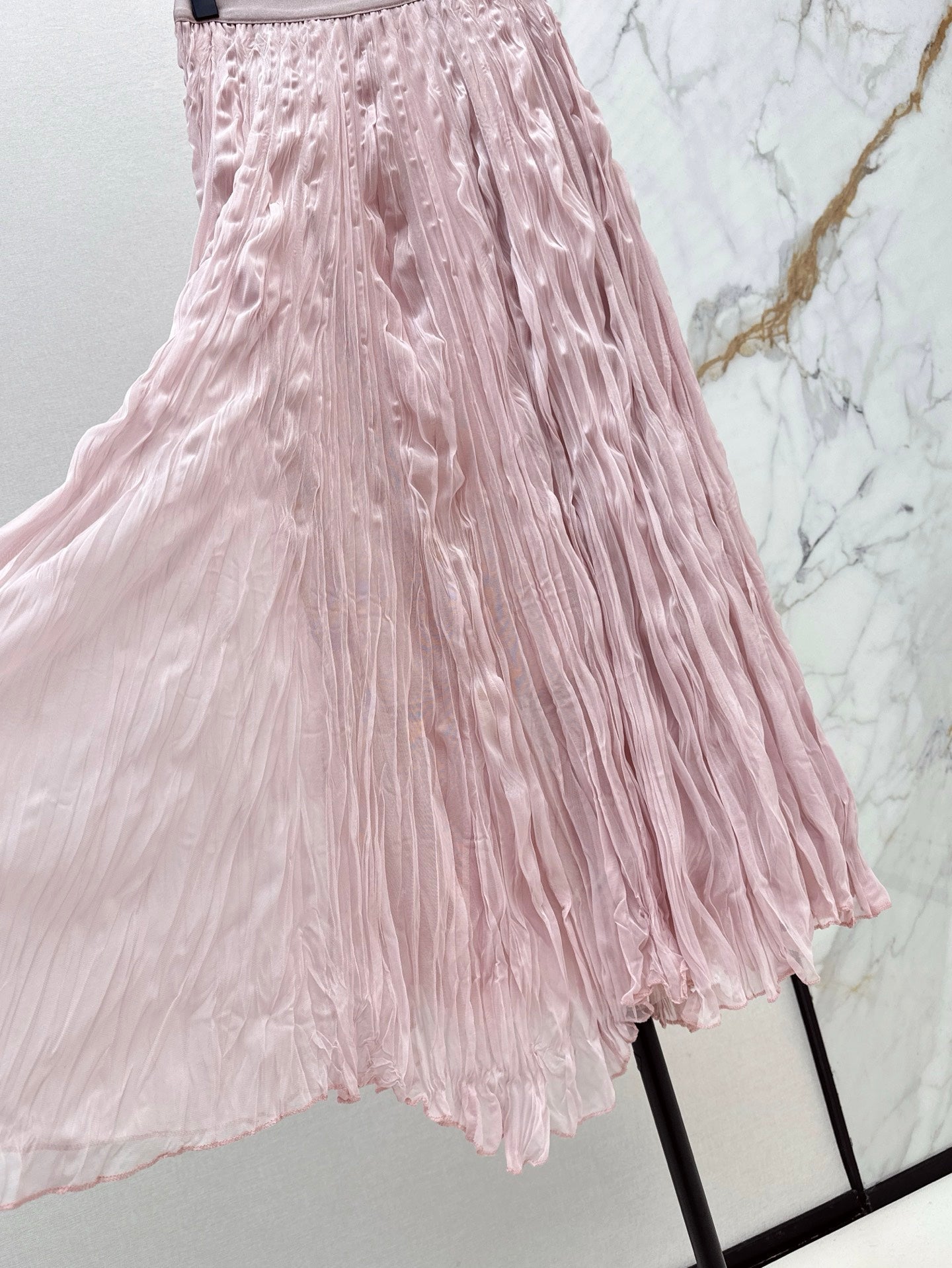 D 25ss pleated skirt