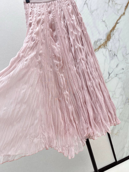 D 25ss pleated skirt