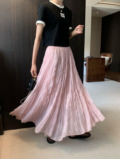 D 25ss pleated skirt