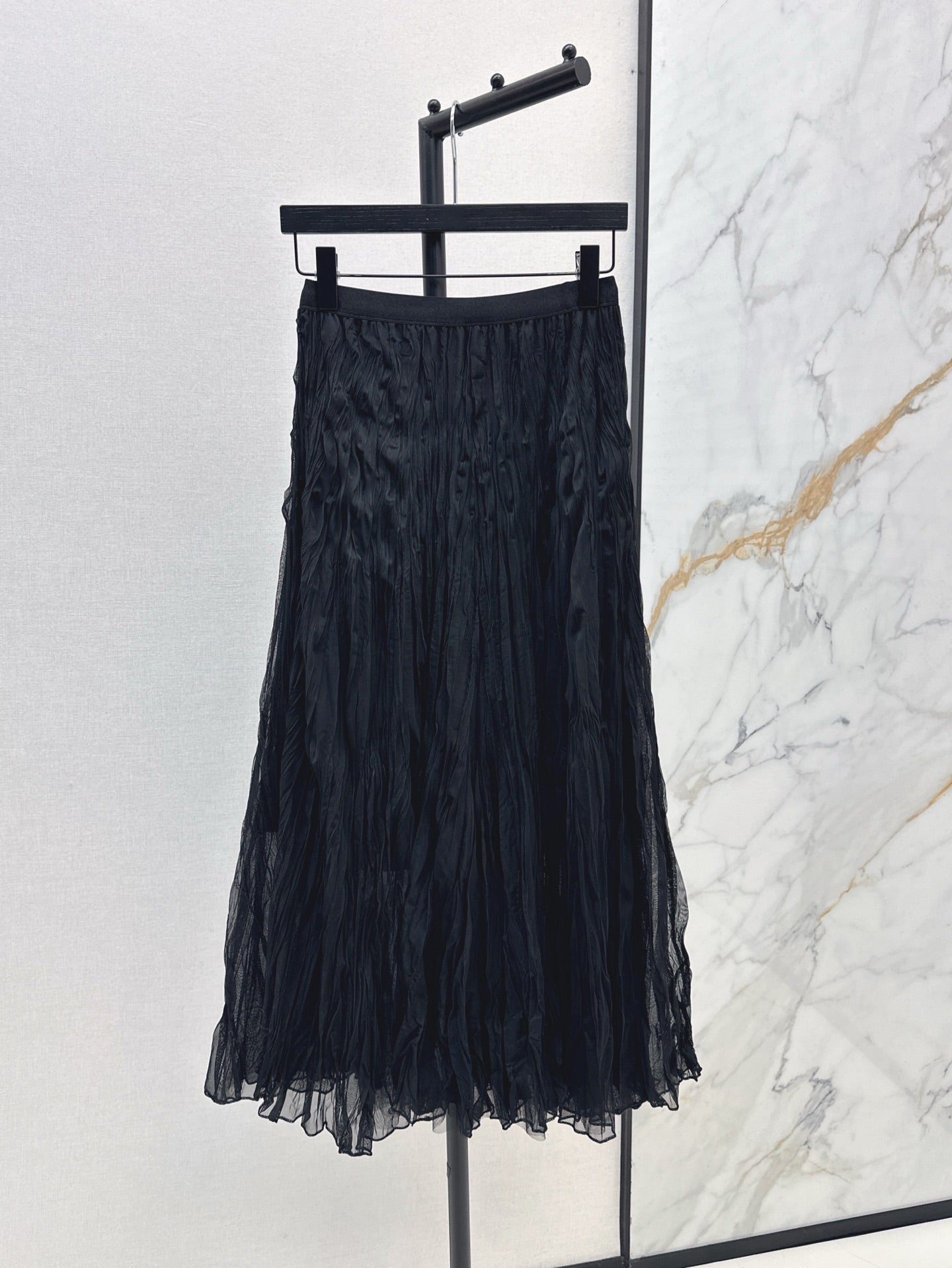 D 25ss pleated skirt
