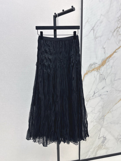 D 25ss pleated skirt