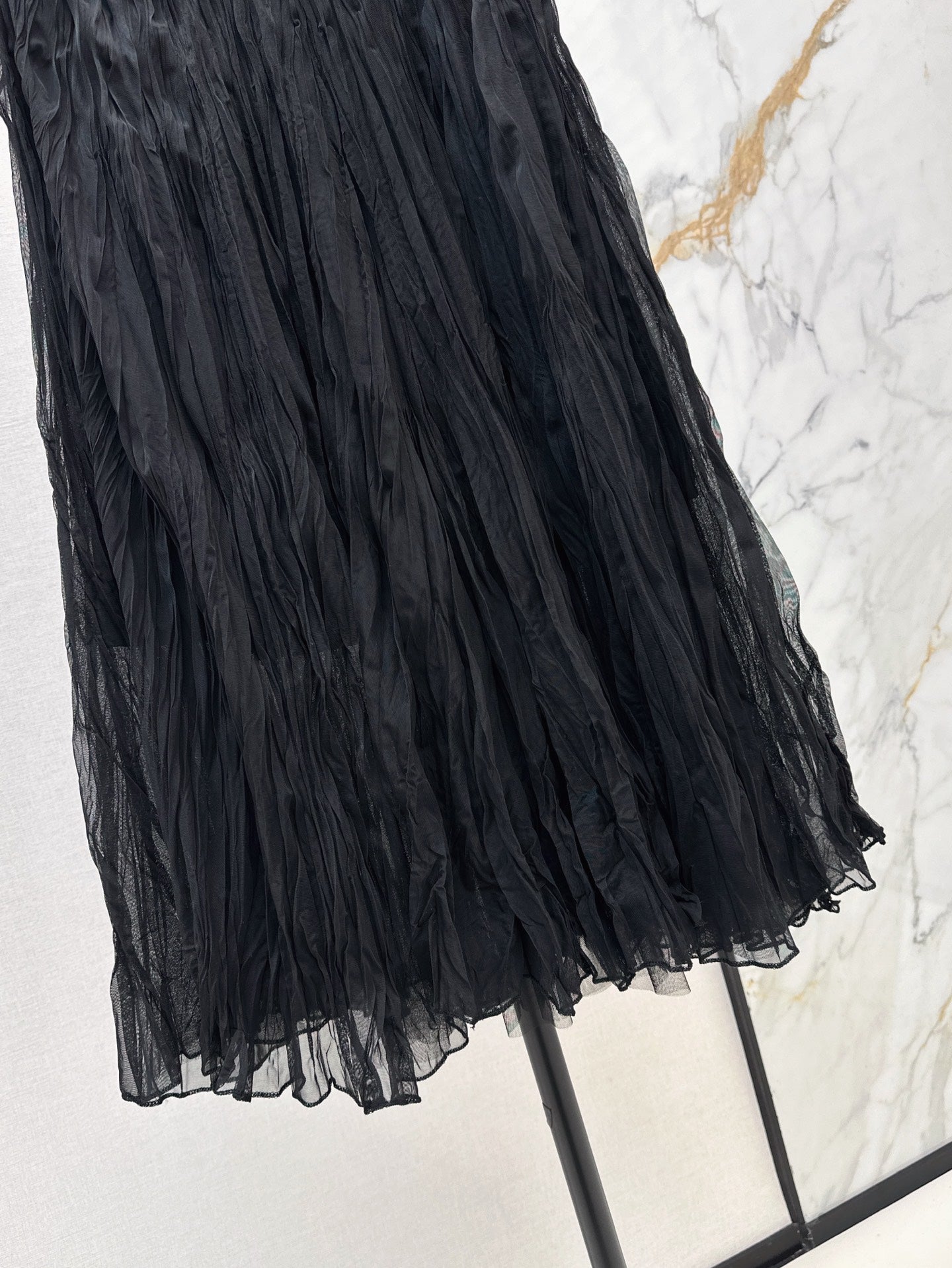 D 25ss pleated skirt