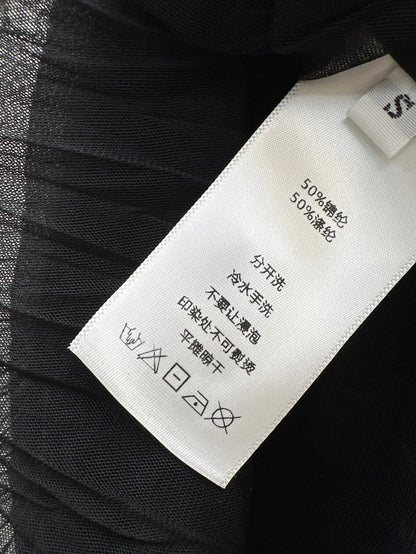 D 25ss pleated skirt