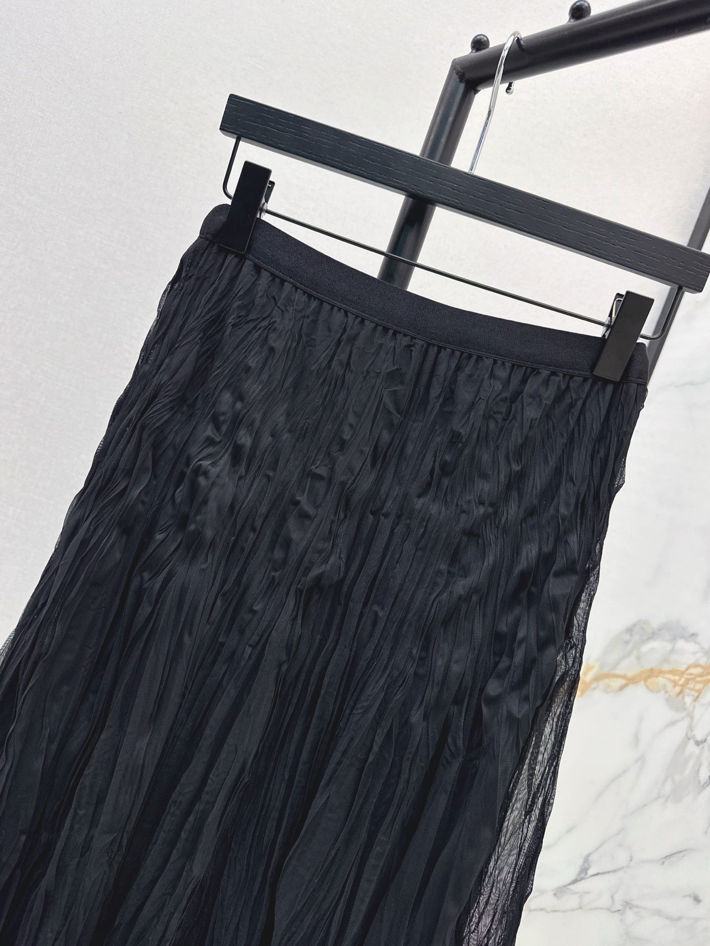 D 25ss pleated skirt
