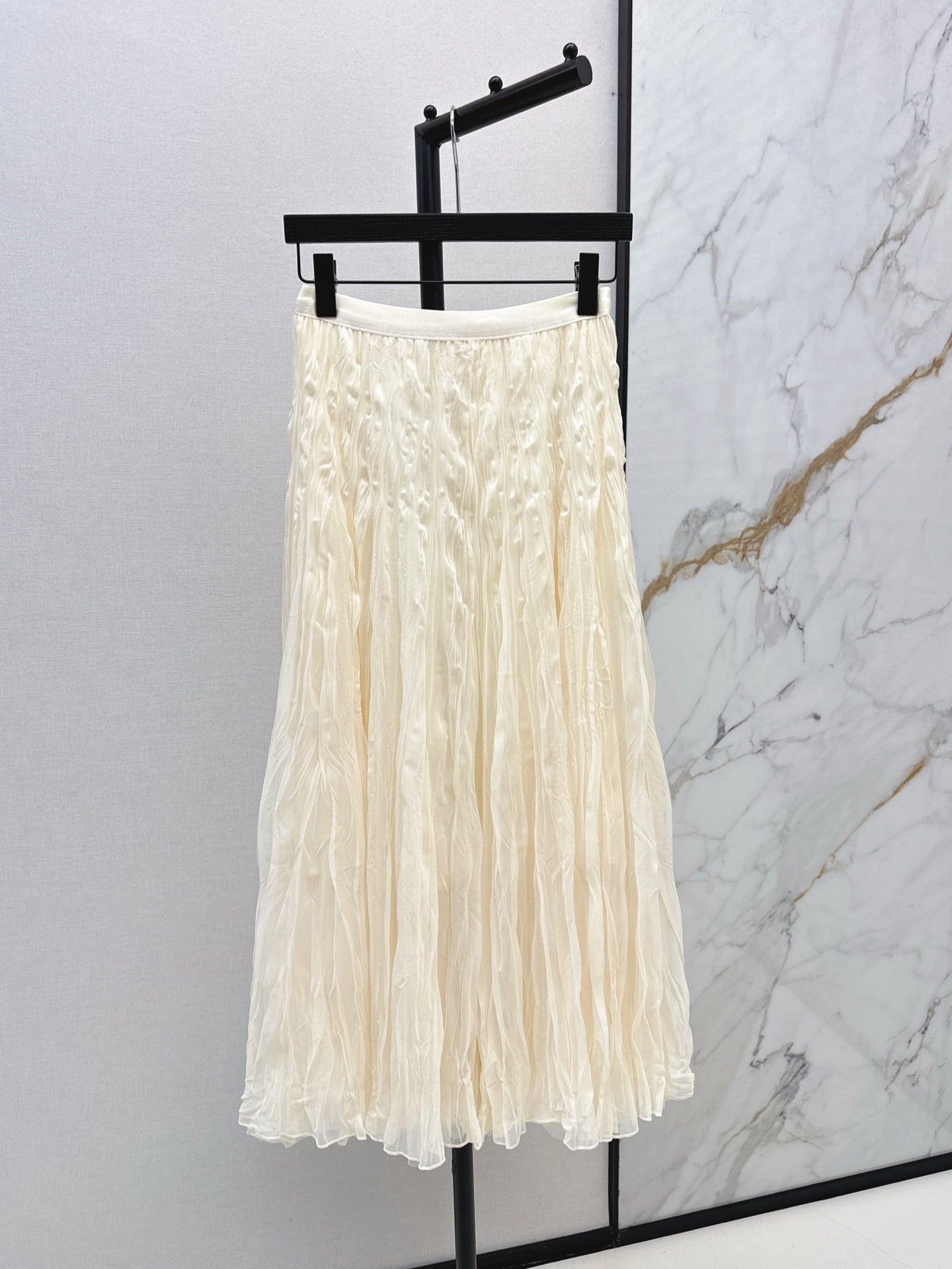 D 25ss pleated skirt