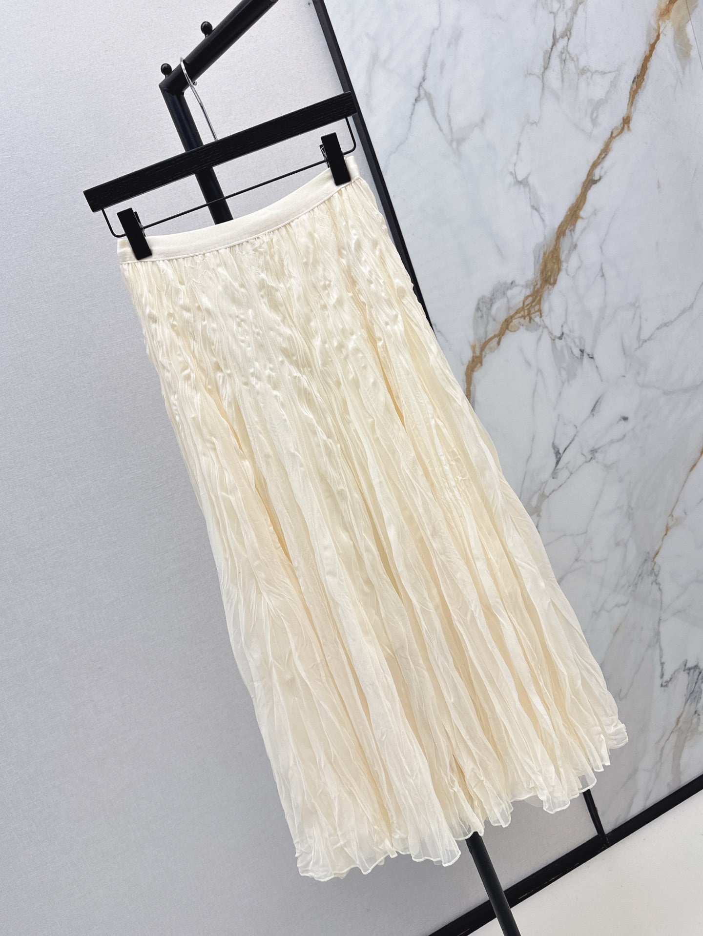 D 25ss pleated skirt