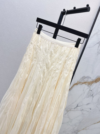 D 25ss pleated skirt