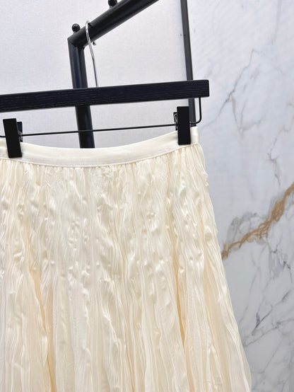 D 25ss pleated skirt