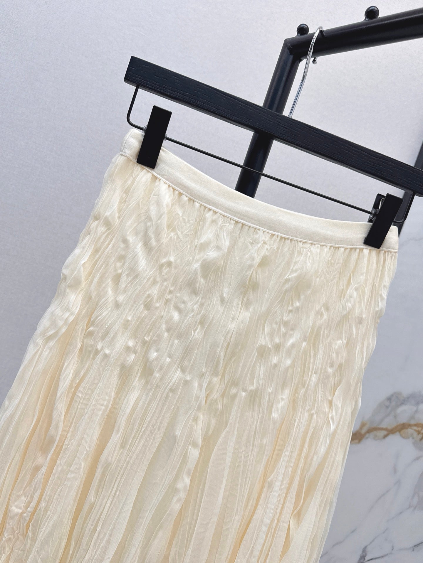 D 25ss pleated skirt