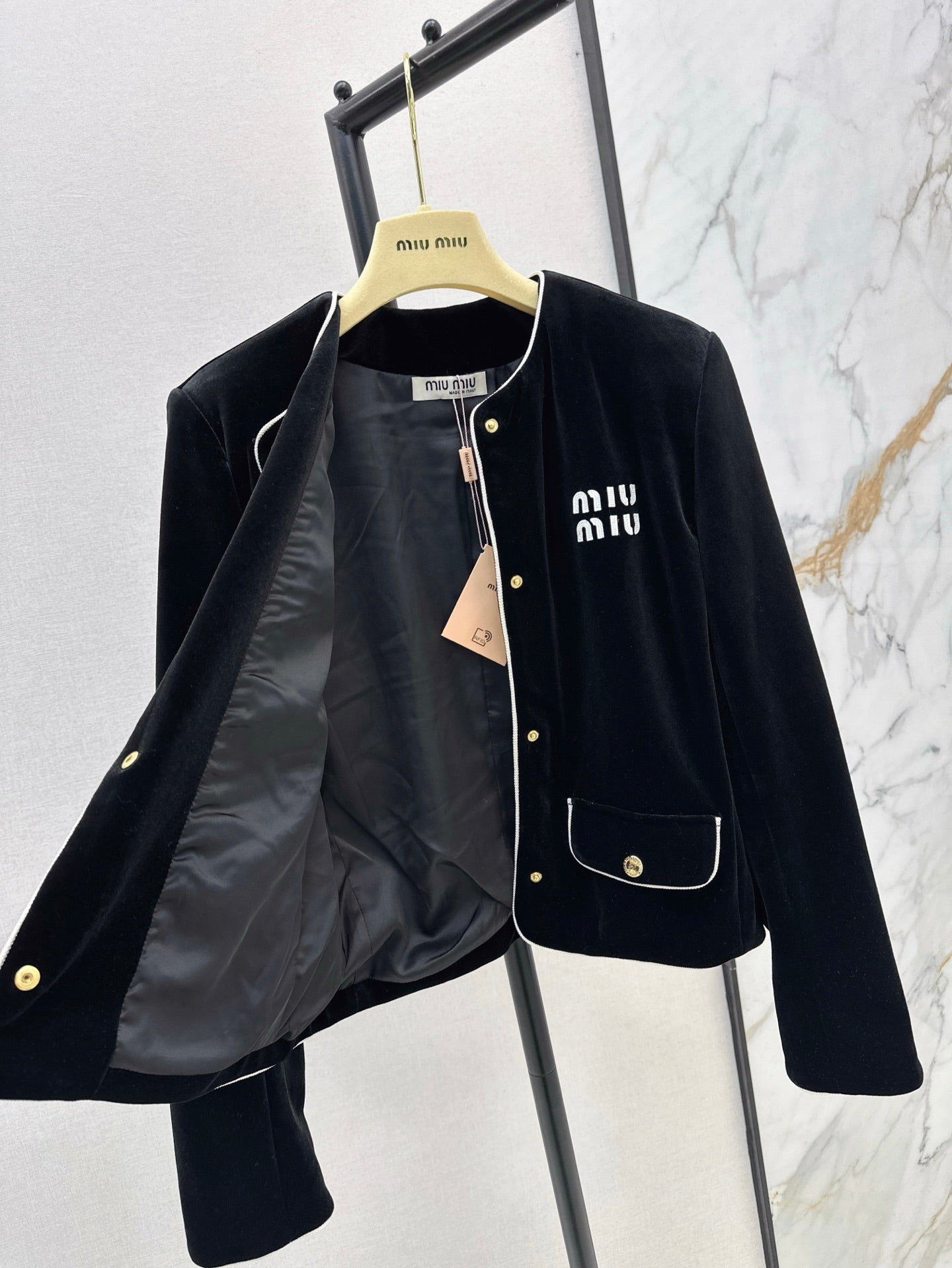 Mi 25ss flocking jacket