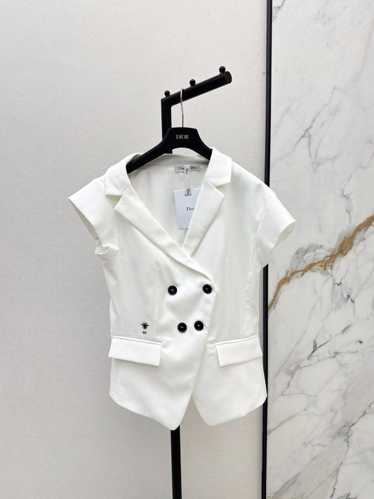 D 25ss slant collar vest