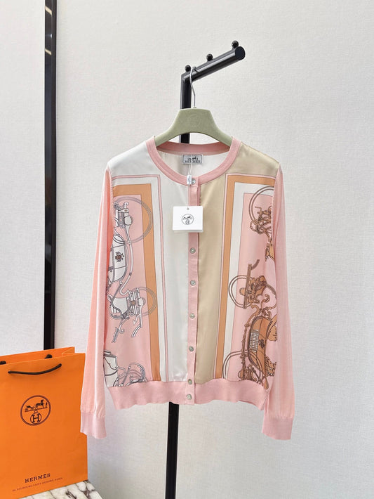 H 24ss knit cardigan