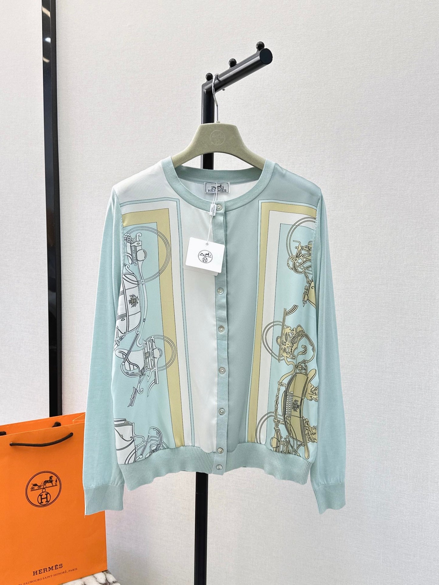 H 24ss knit cardigan