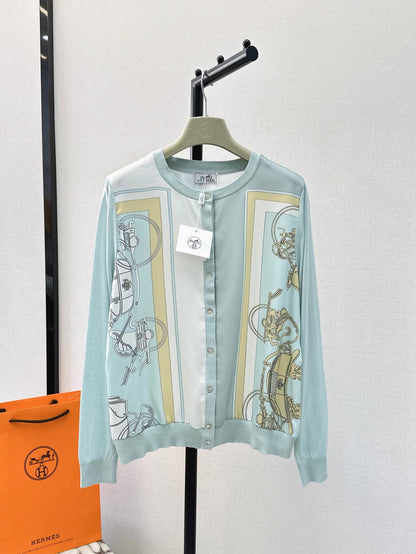 H 24ss knit cardigan