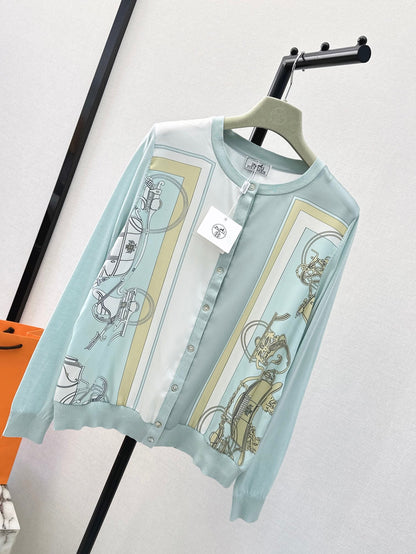 H 24ss knit cardigan