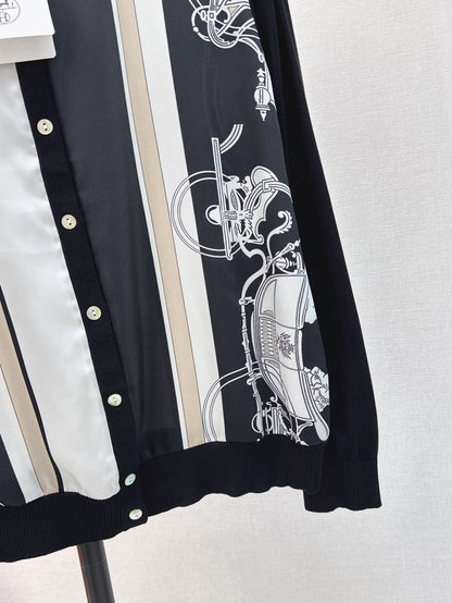 H 24ss knit cardigan