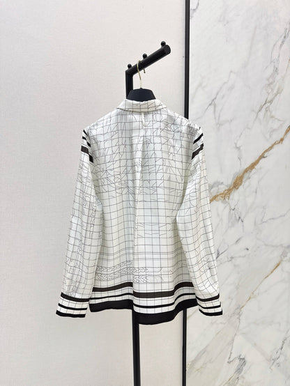 H 25ss Silk buttons shirt