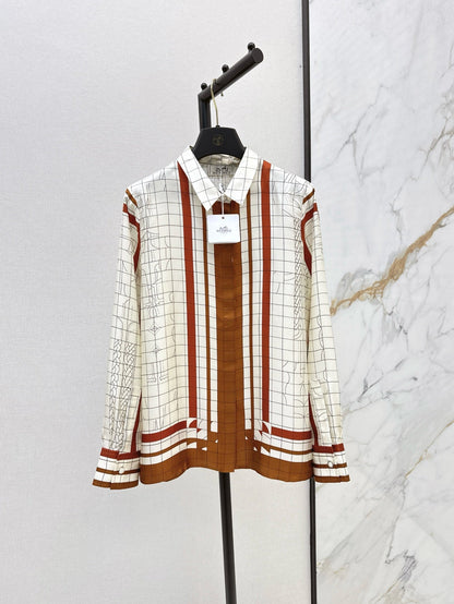 H 25ss Silk buttons shirt