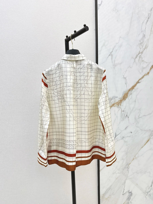 H 25ss Silk buttons shirt