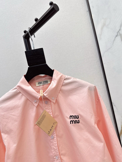 Mi 25ss embroidered shirt