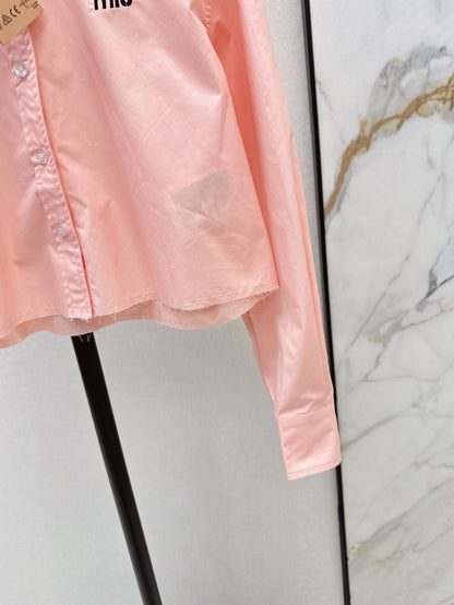 Mi 25ss embroidered shirt