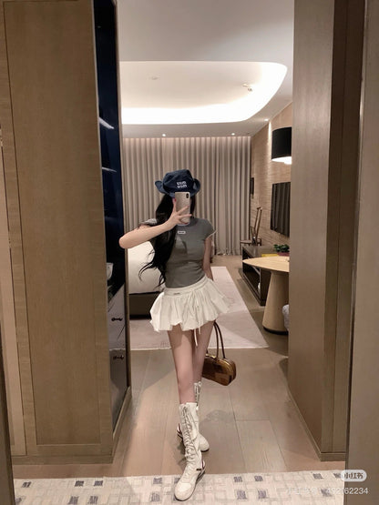 MI 25SS pleated skirt
